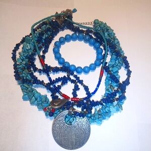 Blue jewelry bundle